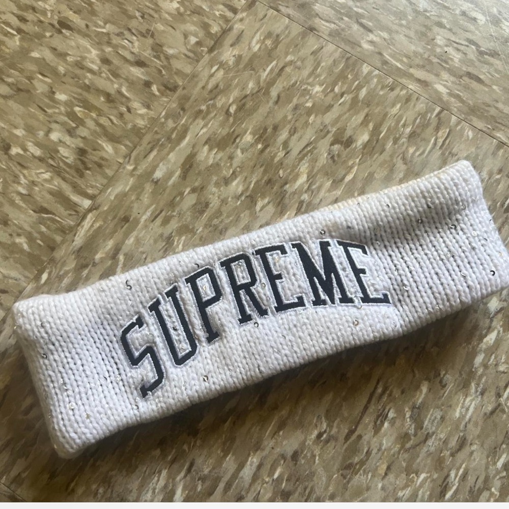 Supreme Black and White Headband